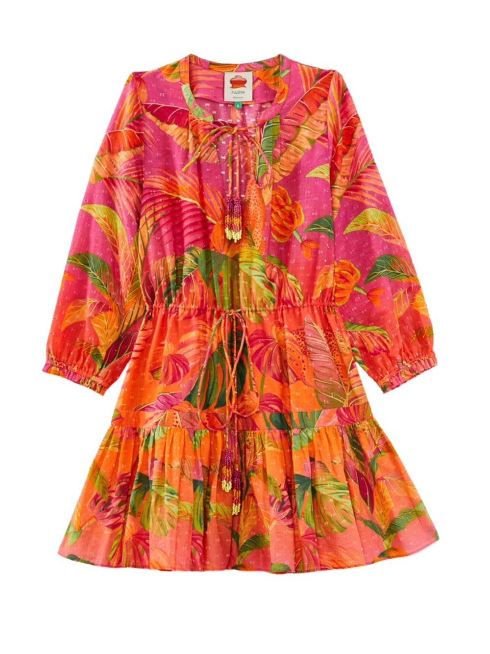 Farm Rio Ombré Forest Mini Dress Size M